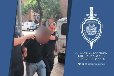 Շենգավիթի համայնքային ոստիկանները հայտնաբերել են շանը դանակահարած երիտասարդին․ նա ձերբակալվել է