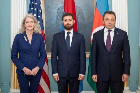 Armenian, Azerbaijani deputy foreign ministers and U.S. Under Secretary of State hold trilateral meeting in Washington