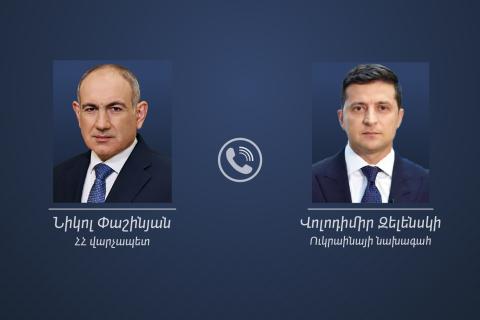 Տեղի է ունեցել Փաշինյանի և Զելենսկիի հեռախոսազրույցը