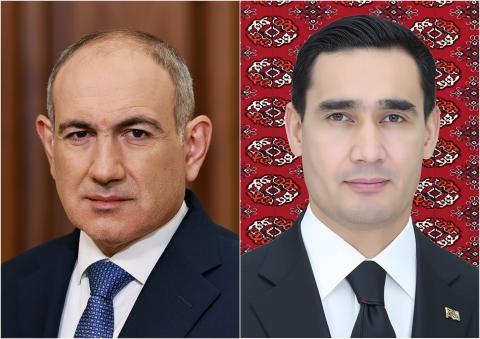 Turkmenistan president congratulates Pashinyan on reelection