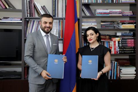 ՀՀ ԿԳՄՍՆ-ն և Saté-Âtre ֆրանսիական  թատերական  ընկերությունը համագործակցության հուշագիր են ստորագրել