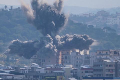Israeli aircraft and artillery strike southern Lebanon