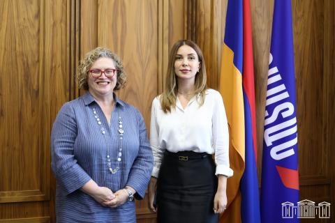 Աննա Գրիգորյանը հանդիպել է ՀՀ-ում Միացյալ Թագավորության դեսպանին