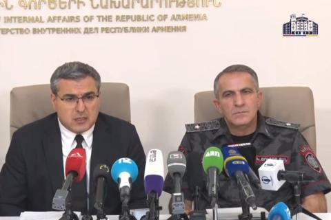 Press conference on police performance in first half of the year