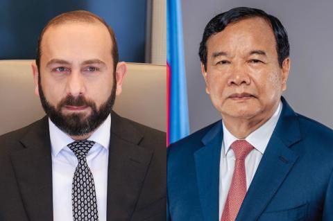 Cambodia’s foreign minister congratulates Mirzoyan on reappointment