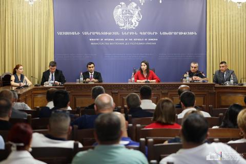 Կրթական բաղադրիչի խթանումը անվտանգային մշակույթի ձևավորման առանցքային ուղղություններից է․ ՆԳ նախարար