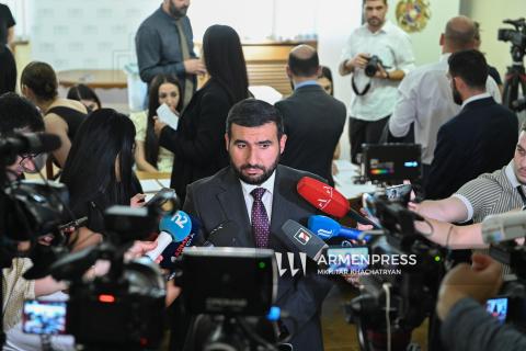 Վահագն Ալեքսանյանի ճեպազրույցը
