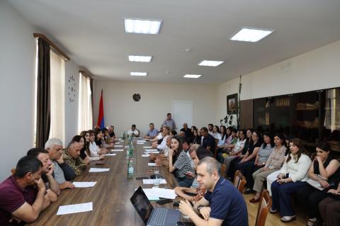 Սևանի սանիտարական և բնապահպանական բարեփոխումների ծրագրի վերաբերյալ հանրային լսում՝ Գավառի համայնքապետարանում