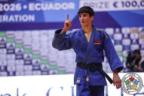 Armenian judoka Narek Davtyan wins silver at World Championships