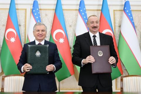 Ալիևը հայտարարել է, որ Ադրբեջանի և Ուզբեկստանի համագործակցությունը հասել է դաշնակցային հարաբերությունների մակարդակի