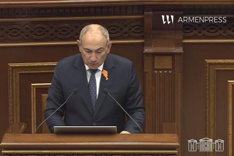 ნიკოლ ფაშინიანის გამოსვლა ეროვნულ ასამბლეაში