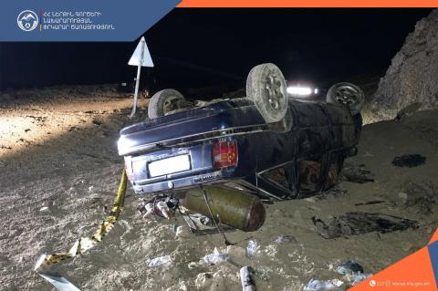 ՃՏՊ Գորիս-Հալիձոր ավտոճանապարհին․ տուժածներից մեկին հիվանդանոց են տեղափոխել փրկարարները
