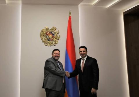 Секретарь СБ Армении принял временного поверенного в делах США в РА