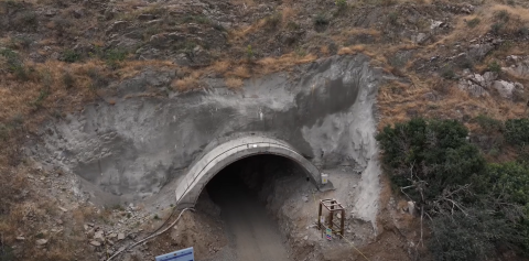 Քաջարան-Ագարակ ճանապարհահատվածում կառուցվող երկրորդ թունելի շինարարությունը շարունակվում է