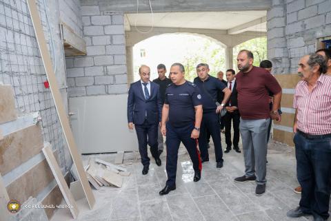 ՀՀ քննչական կոմիտեի նախագահը ծանոթացել է կենտրոնական երկրորդ մասնաշենքի շինարարական աշխատանքների ընթացքին