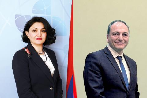 Lena Nanushyan and Samvel Kharazyan appointed Deputy Health Ministers of Armenia
