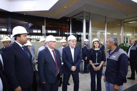 PSRC chief visits Gazprom Armenia’s Hrazdan-5 power plant