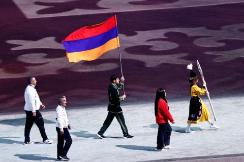 Opening ceremony of 6th World Nomad Games begins in Bishkek, Armenian Prime Minister also attending