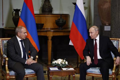 Reunión Pashinyan-Putin en Bishkek