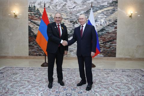 Pashinyan-Putin meeting under way in Bishkek