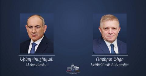 Pashinyan congratulates Slovak counterpart on National Day