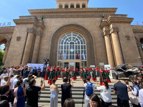 «Երևան» երկաթուղային կայարանում բացվել է Tour EXPO 2026 ցուցահանդեսը