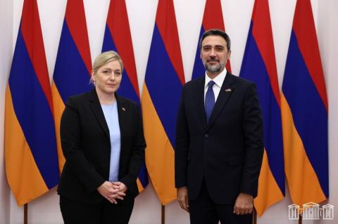 Արամ Վարդևանյանն ընդունել է Հայաստանում Շվեյցարիայի դեսպանին