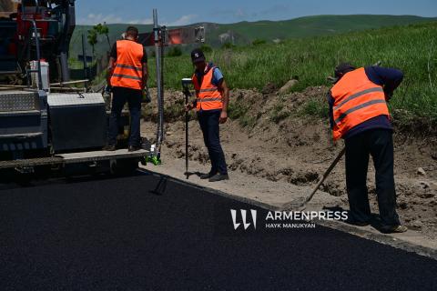 Թալին-Քարակերտ հանրապետական նշանակության ավտոճանապարհն ասֆալտապատվում է