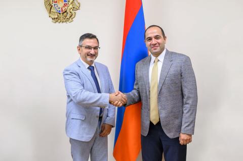 Դավիթ Թադևոսյանը CEA-Leti-ի ներկայացուցիչների հետ քննարկել է համատեղ ծրագրերի իրականացման հեռանկարը