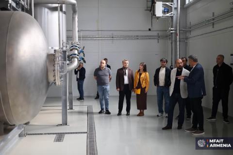 Արարատ Միրզոյանը Ռիգայում այցելել է «Bovo GAS» բիոգազի արտադրման գործարան