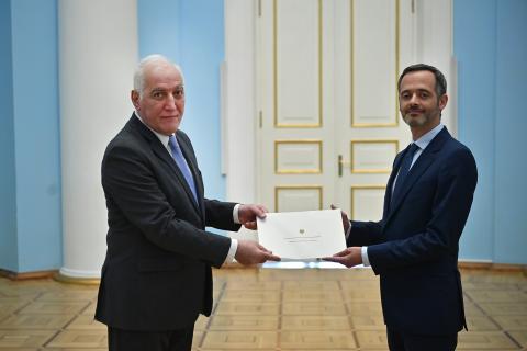 Ֆրանսիայի նորանշանակ դեսպանը իր հավատարմագրերն է հանձնել ՀՀ նախագահին