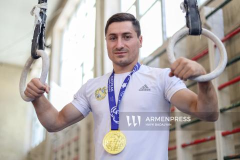 Entrevista con el gimnasta y campeón europeo Artur Avetisyan