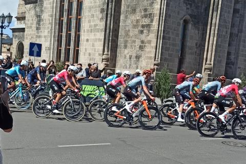 «UCI Europe Tour»-ի միջազգային հեծանվավազքի «Tour of Armenia» մրցաշարի մեկնարկը տրվեց Գավառի կենտրոնական հրապարակից