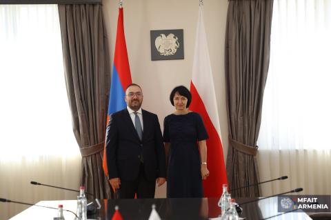 Դավիթ Կարապետյանն ու Հենրիկա Մոշիցկա-Դենդիսը քննարկել են Հայաստանի և Լեհաստանի միջև տնտեսական համագործակցությունը