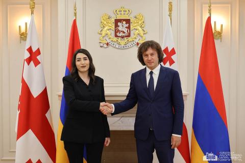 Վրաստանի վարչապետն ու Հայաստանի ՆԳ նախարարը քննարկել են մի շարք հարցեր
