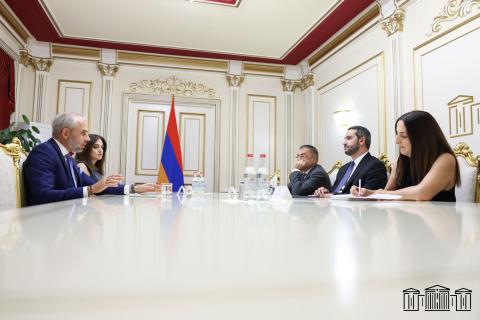 Ռուբեն Ռուբինյանն ու Պետր Պիրունչիկը քննարկել են Հայաստան-Չեխիա հարաբերությունները