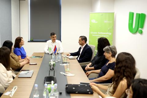 Ральф Йирикян встретился с участниками программы Ucom Fellowship