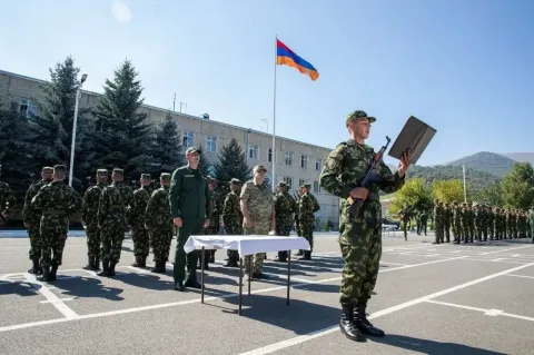 ՀՀ ԱԱԾ սահմանապահ զորքերում տեղի ունեցավ նորակոչիկ զինծառայողների երդման արարողություն