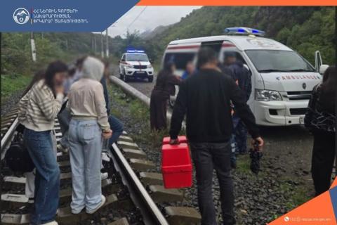 Քոբայրի մոտակայքում քաղաքացին ընկել և վնասել է ձեռքը․ օգնության են հասել փրկարարները