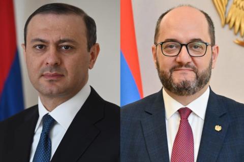 Արմեն Գրիգորյանը և Արայիկ Հարությունյանը պարգևատրվել են «Հայրենիքին մատուցած ծառայությունների համար» 1-ին աստիճանի մեդալով