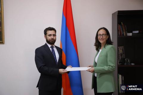 ՀՀ ԱԳՄԱ նախարարի տեղակալն ընդունել է Կանադայի նորանշանակ դեսպանին