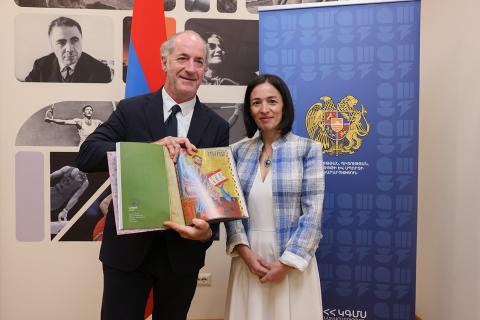 ՀՀ ԿԳՄՍ նախարարն ընդունել է Վենետոյի տարածաշրջանային խորհրդի նախագահ Լուկա Զայային