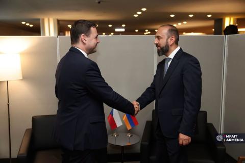 Armenian, Czech FMs discuss economic ties, transport projects