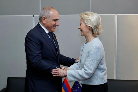 Pashinyan, von der Leyen discuss Armenia-EU agenda