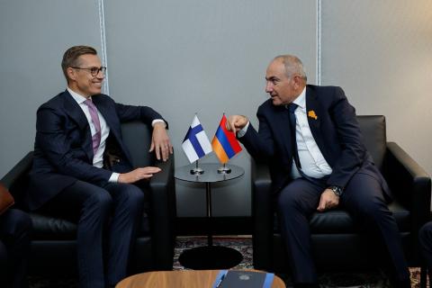 ՀՀ վարչապետն ու Ֆինլանդիայի նախագահը քննարկել են տնտեսական համագործակցությանը վերաբերող հարցեր