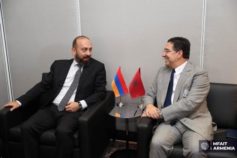 Արարատ Միրզոյանն ու Նասեր Բուրիտան քննարկել են Հայաստանի և Մարոկկոյի միջև հարաբերությունների զարգացման հնարավորությունները