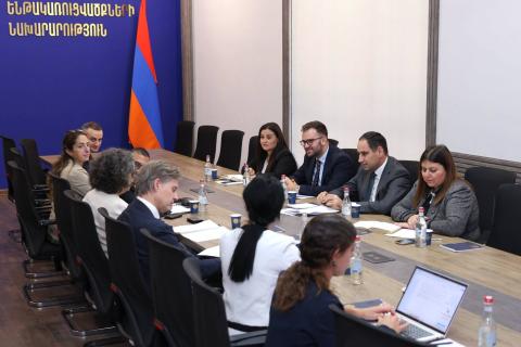 ՀՀ ՏԿԵ նախարարն ու ՎԶԵԲ Թուրքիայի և Կովկասի հարցերով գործադիր տնօրենը քննարկել են ճանապարհաշինության, էներգետիկայի, տրանսպորտի և ջրային ոլորտներին վերաբերող հարցեր