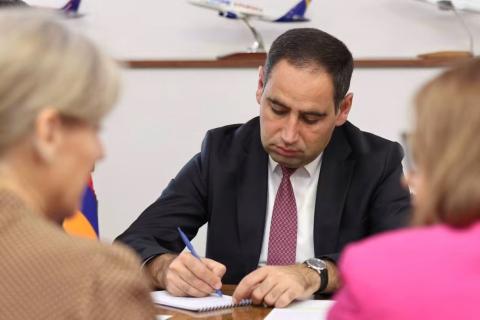 ՀՀ ՏԿԵ նախարարն ու Շվեդիայի դեսպանը քննարկել են մի շարք հարցեր