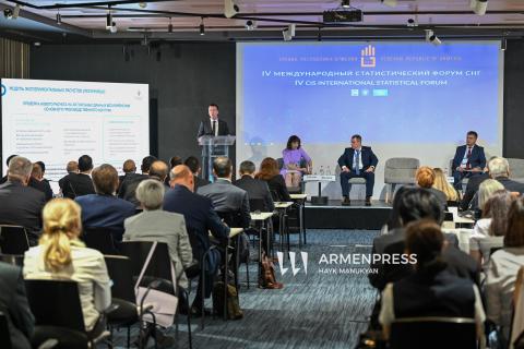 Երևանում մեկնարկել է ԱՊՀ վիճակագրական 4-րդ միջազգային ֆորումը