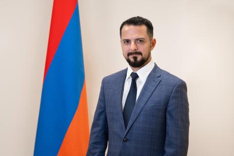 Արամայիս Գրիգորյանը նշանակվել է ՀՀ բարձր տեխնոլոգիական արդյունաբերության և արհեստական բանականության նախարարի տեղակալ